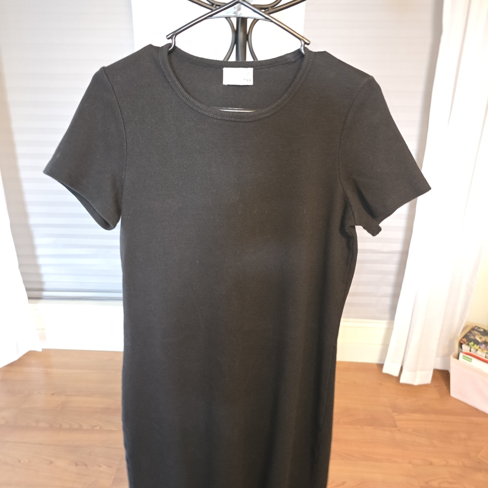 Wilfred Free OASIS DRESS Aritzia Wilfred Classic Black Mini Dress Large - Picture 4 of 10